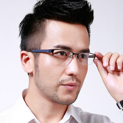 金属半框眼镜 兼顾学生活力与商务沉稳的舒适之选